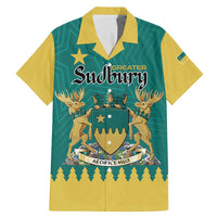 Personalised Canada Greater Sudbury Family Matching Mermaid Dress and Hawaiian Shirt The Nickel Capital Aedificemus