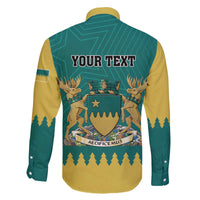 Personalised Canada Greater Sudbury Family Matching Off The Shoulder Long Sleeve Dress and Hawaiian Shirt The Nickel Capital Aedificemus