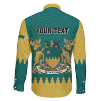 Personalised Canada Greater Sudbury Family Matching Short Sleeve Bodycon Dress and Hawaiian Shirt The Nickel Capital Aedificemus