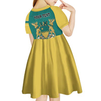 Personalised Canada Greater Sudbury Kid Short Sleeve Dress The Nickel Capital Aedificemus