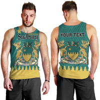 Personalised Canada Greater Sudbury Men Tank Top The Nickel Capital Aedificemus