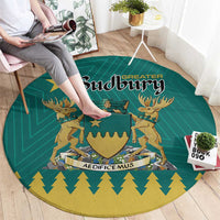 Canada Greater Sudbury Round Carpet The Nickel Capital Aedificemus