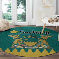 Canada Greater Sudbury Round Carpet The Nickel Capital Aedificemus