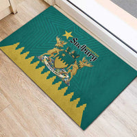 Canada Greater Sudbury Rubber Doormat The Nickel Capital Aedificemus