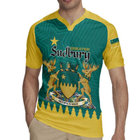 Personalised Canada Greater Sudbury Rugby Jersey The Nickel Capital Aedificemus