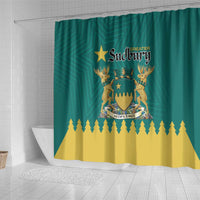 Canada Greater Sudbury Shower Curtain The Nickel Capital Aedificemus