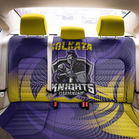 Kolkata 2025 Cricket Knight Riders Back Car Seat Cover Korbo Lorbo Jeetbo
