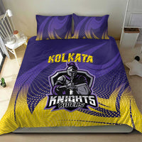 Kolkata 2025 Cricket Knight Riders Bedding Set Korbo Lorbo Jeetbo