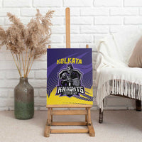 Kolkata 2025 Cricket Knight Riders Canvas Wall Art Korbo Lorbo Jeetbo