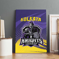 Kolkata 2025 Cricket Knight Riders Canvas Wall Art Korbo Lorbo Jeetbo