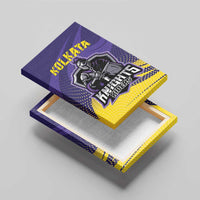 Kolkata 2025 Cricket Knight Riders Canvas Wall Art Korbo Lorbo Jeetbo