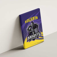 Kolkata 2025 Cricket Knight Riders Canvas Wall Art Korbo Lorbo Jeetbo