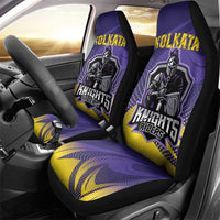 Kolkata 2025 Cricket Knight Riders Car Seat Cover Korbo Lorbo Jeetbo