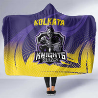 Kolkata 2025 Cricket Knight Riders Hooded Blanket Korbo Lorbo Jeetbo