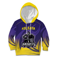 Custom Kolkata 2025 Cricket Knight Riders Kid Hoodie Korbo Lorbo Jeetbo