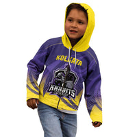Custom Kolkata 2025 Cricket Knight Riders Kid Hoodie Korbo Lorbo Jeetbo