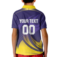 Custom Kolkata 2025 Cricket Knight Riders Kid Polo Shirt Korbo Lorbo Jeetbo