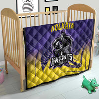 Kolkata 2025 Cricket Knight Riders Quilt Korbo Lorbo Jeetbo