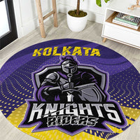 Kolkata 2025 Cricket Knight Riders Round Carpet Korbo Lorbo Jeetbo