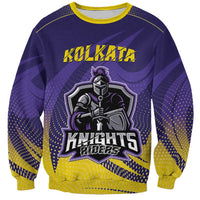 Custom Kolkata 2025 Cricket Knight Riders Sweatshirt Korbo Lorbo Jeetbo