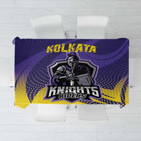 Kolkata 2025 Cricket Knight Riders Tablecloth Korbo Lorbo Jeetbo