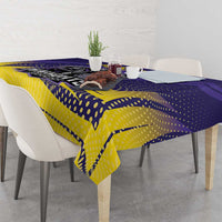 Kolkata 2025 Cricket Knight Riders Tablecloth Korbo Lorbo Jeetbo