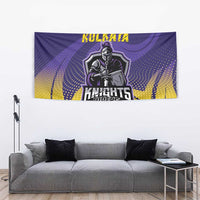 Kolkata 2025 Cricket Knight Riders Tapestry Korbo Lorbo Jeetbo