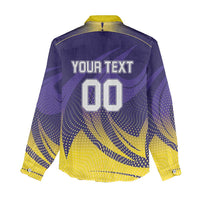 Custom Kolkata 2025 Cricket Knight Riders Women Casual Shirt Korbo Lorbo Jeetbo