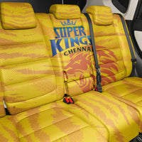 Chennai 2025 Cricket Super Kings Back Car Seat Cover Yellow Army Lions Champion