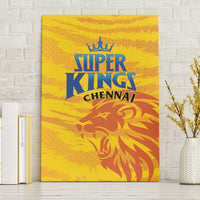 Chennai 2025 Cricket Super Kings Canvas Wall Art Yellow Army Lions Champion