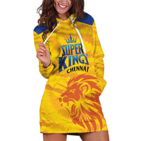 Custom Chennai 2025 Cricket Super Kings Hoodie Dress Yellow Army Lions Champion