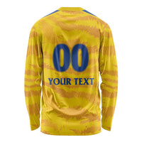 Custom Chennai 2025 Cricket Super Kings Long Sleeve Shirt Yellow Army Lions Champion