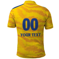 Custom Chennai 2025 Cricket Super Kings Polo Shirt Yellow Army Lions Champion
