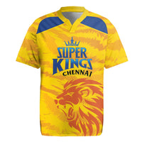 Custom Chennai 2025 Cricket Super Kings Rugby Jersey Yellow Army Lions Champion