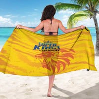 Chennai 2025 Cricket Super Kings Sarong Yellow Army Lions Champion