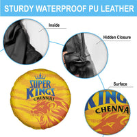 Chennai 2025 Cricket Super Kings Spare Tire Cover Yellow Army Lions Champion