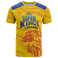 Custom Chennai 2025 Cricket Super Kings T Shirt Yellow Army Lions Champion