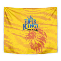 Chennai 2025 Cricket Super Kings Tapestry Yellow Army Lions Champion