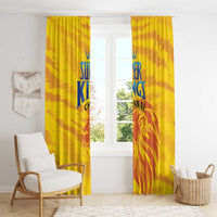 Chennai 2025 Cricket Super Kings Window Curtain Yellow Army Lions Champion