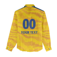 Custom Chennai 2025 Cricket Super Kings Women Casual Shirt Yellow Army Lions Champion