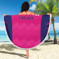 Rajasthan 2025 Cricket Royals Beach Blanket Pink And Halla Bol