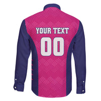 Custom Rajasthan 2025 Cricket Royals Family Matching Tank Maxi Dress and Hawaiian Shirt Pink And Halla Bol