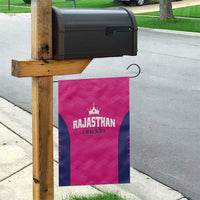 Rajasthan 2025 Cricket Royals Garden Flag Pink And Halla Bol