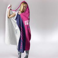 Rajasthan 2025 Cricket Royals Hooded Blanket Pink And Halla Bol