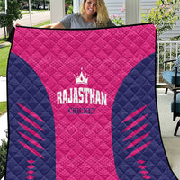Rajasthan 2025 Cricket Royals Quilt Pink And Halla Bol