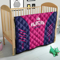 Rajasthan 2025 Cricket Royals Quilt Pink And Halla Bol