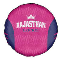 Rajasthan 2025 Cricket Royals Spare Tire Cover Pink And Halla Bol