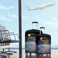 Total Solar Eclipse 2024 Luggage Cover My 2nd Diamond Ring - Wonder Print Shop