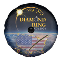Total Solar Eclipse 2024 Spare Tire Cover My 2nd Diamond Ring - Wonder Print Shop