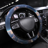Total Solar Eclipse 2024 Steering Wheel Cover My 2nd Diamond Ring - Wonder Print Shop